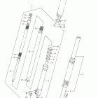 DR650SE Передняя вилка