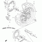 DR-Z400SM Rear wheel (model k7 / k8 / k9)