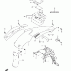 DR-Z400SM Rear fender (model k7 / k8 / k9)