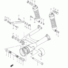 VS800 Boulevard S50 Маятник задний