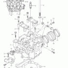 DR-Z400SM Головка цилиндра