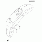 VS800 Boulevard S50 Заднее крыло