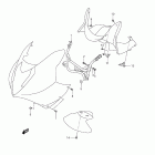 GS500F Body cwl installation parts  (with cowling)