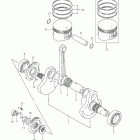 LS650 Boulevard S40 Коленвал