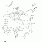 VL1500,T Boulevard C90 Топливный бак