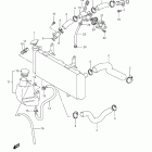 DL1000 Радиатор и Патрубки