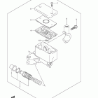 DL650,A Главный тормозной цилиндр,передний