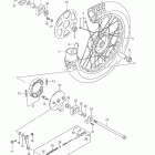 DR200SE Заднее колесо