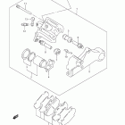 DR650SE Задний суппорт
