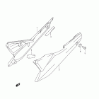 GSX650F Обтекатель рамы