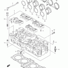GSX650F Головка цилиндра
