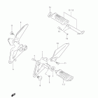 GS500F Подножки