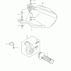 DR650SE Рукоятка газа и тормоза