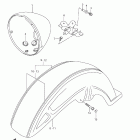 VL1500,T Boulevard C90 Front fender (model k8)