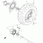 VLR1800,T Boulevard C109R Заднее колесо