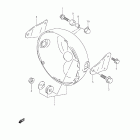 GS500F Headlamp housing (without cowling)