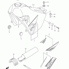 DR-Z400SM Топливный бак (model k7 / k8)