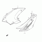 DL650,A Side cowling (model k9)