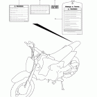 DR-Z70 Наклейки