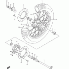 DR650SE Rear wheel (model k6 / k7)