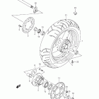 GSX650F Заднее колесо