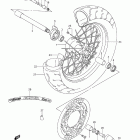 DR-Z400SM Front wheel (model k7 / k8 / k9)