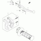 DR-Z400SM Рукоятка газа и тормоза