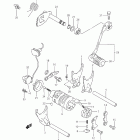 DR650SE Механизм  переключения передач