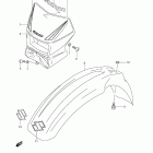 DR-Z400S Front fender (model k5 / k6 / k7 / k8)