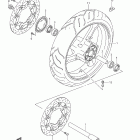 GSF1250SA Bandit Front wheel (gsf1250sak7 / sak8 / sak9)