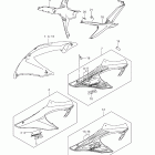 GSX-R750 Side cowling (model k9)
