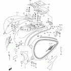 VL1500,T Boulevard C90 Side cover (model k6 / k7)