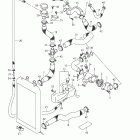 VZ1500 Boulevard M90 Радиатор и Патрубки