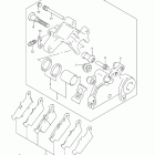 DR-Z400S Задний суппорт