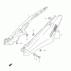 DL650,A Seat tail cover (model k7)