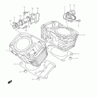 VS800 Boulevard S50 Цилиндр