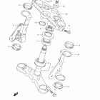 GS500F Steering stem (gs500h)