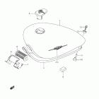 VS800 Boulevard S50 Топливный бак