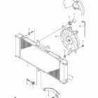 GSX650F Радиатор