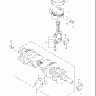 GSX650F Коленвал