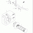 DR Z400S Рукоятка газа и тормоза