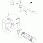 DR Z400SM Рукоятка газа и тормоза