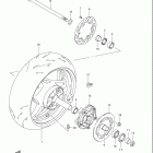 GSX1300BK B-KING Rear wheel (gsx1300bkk8)