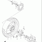 SV650 Rear wheel (sv650k8 / sk8)