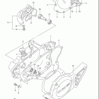 RM85 Crankcase cover- water pump