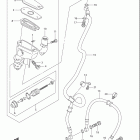 GSX1300BK B-KING Front brake hose (gsx1300bkk8)