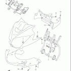 DL1000 V-STROM Cowl body installation parts (model k4 / k5 / k6)