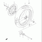 GS500F Переднее колесо