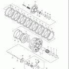 GSX650F Сцепление