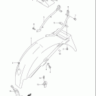 GS500F Заднее крыло